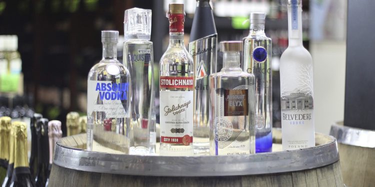 What are the different brands of vodka?