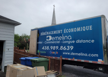 What are the arrangements presented by the déménagement rive-sud organization?