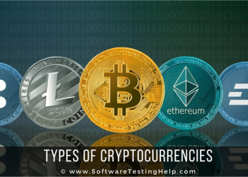 4 different types of cryptocurrency.