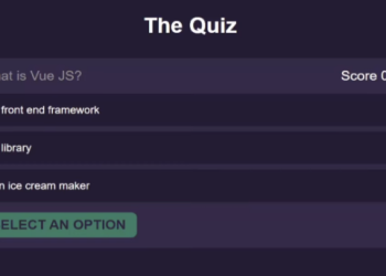 How to Develop a Frontend Quiz App using VueJS?