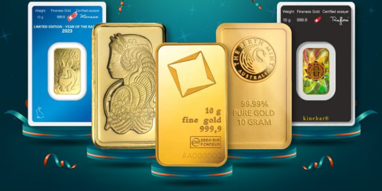 Best 10 gram gold bars from the best refineries and mints