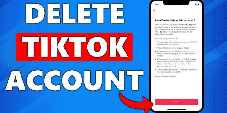 How to Delete Your TikTok Account and Download Videos