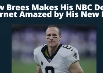Drew Brees Stuns Fans on NBC Debut with Bold New Hair Look
